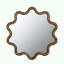 Miroir d'appoint 31 "x 30"