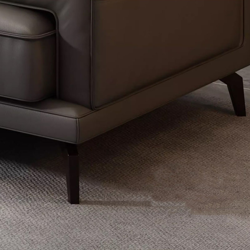 Italian style simple modern casual office sofa, 31.5" H x 110.2" W x 34.3" D