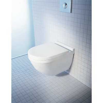 Duravit Starck 3 Dual Flush Round Wall Mounted Toilet Bowl (Seat Not Included)