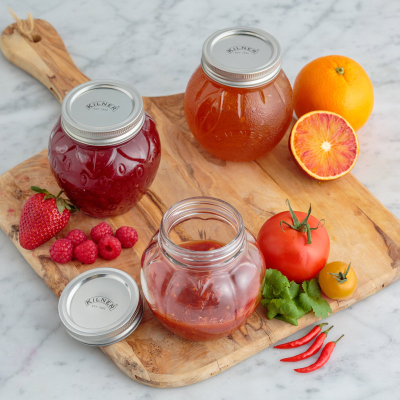 Glass Canning Jar - Set of 6