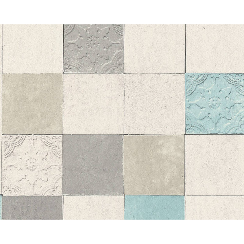 Rouleau de papier peint texturé L 21 pi x l 33 po, Crème