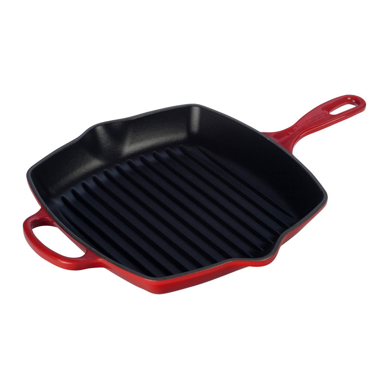 Le Creuset Signature Enameled Cast Iron 7 Piece Cookware Set, Cerise