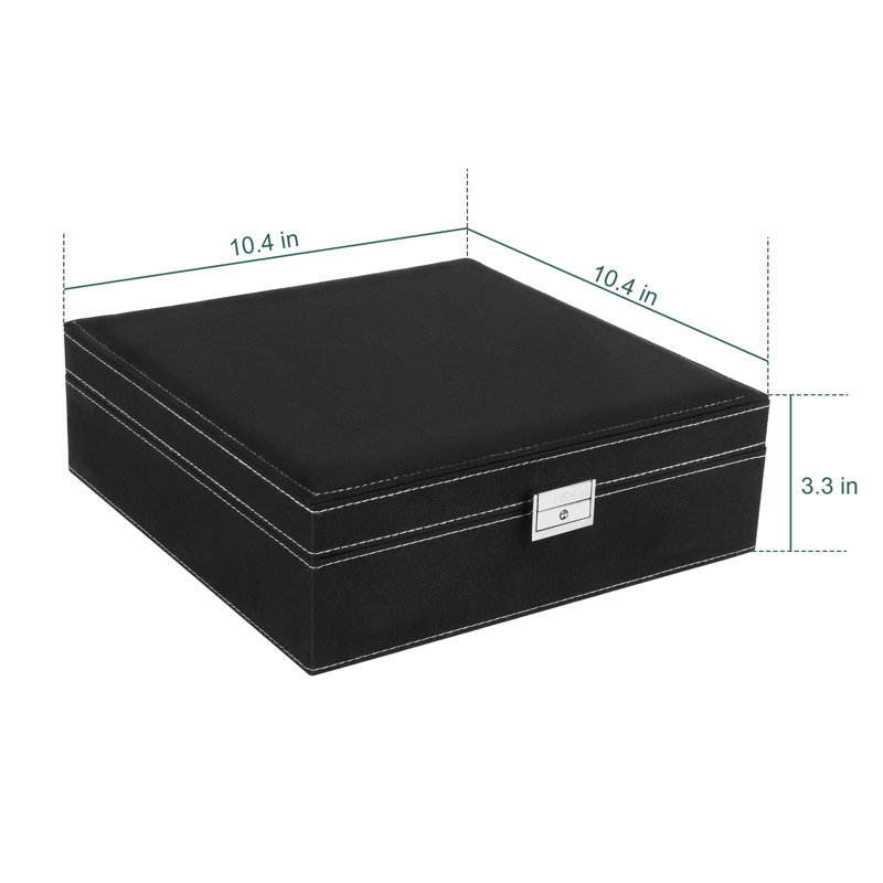 Boîte de rangement pour bijoux à 2 niveaux