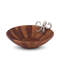 Sea And Shore Wood Salad Bowl