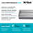 KRAUS Kore™ 2-Tier Workstation 57" L Undermount 16 Gauge Stainless Steel Single Bowl Kitchen Sink