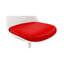 Chaise d'appoint pivotante tulipe Modholic, noire (ensemble de 2)-977501928-958523959