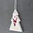 Xmas Most Wonderful Time Of The Year Tree Shaped Ceramic Ornament