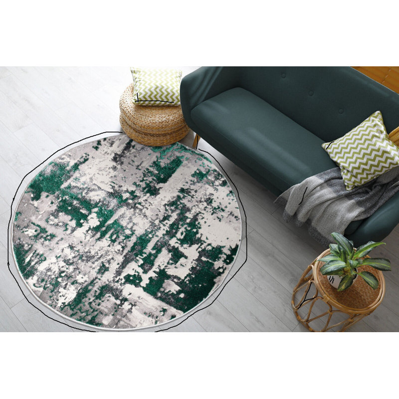 Round Shannock 120cm X 120cm Area Rug