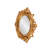 Bitozeves of Gold Petite Mirrors- Round