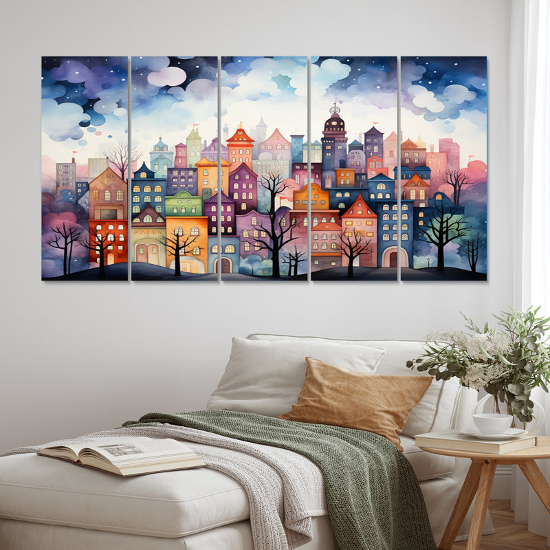 Ensemble de décoration murale Cabott - Cityscapes
