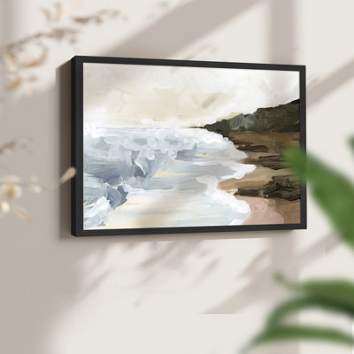 Cove Break II -Framed Print - Restickable