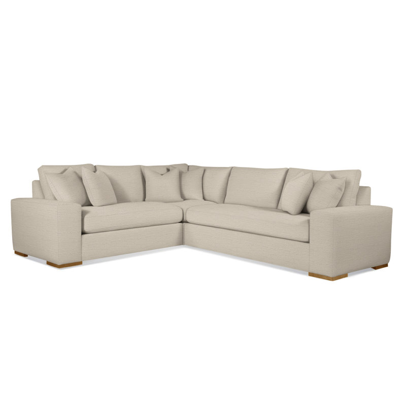Memphis Sectional, Left Hand Facing, Honey, Basic Navy; 0317-61