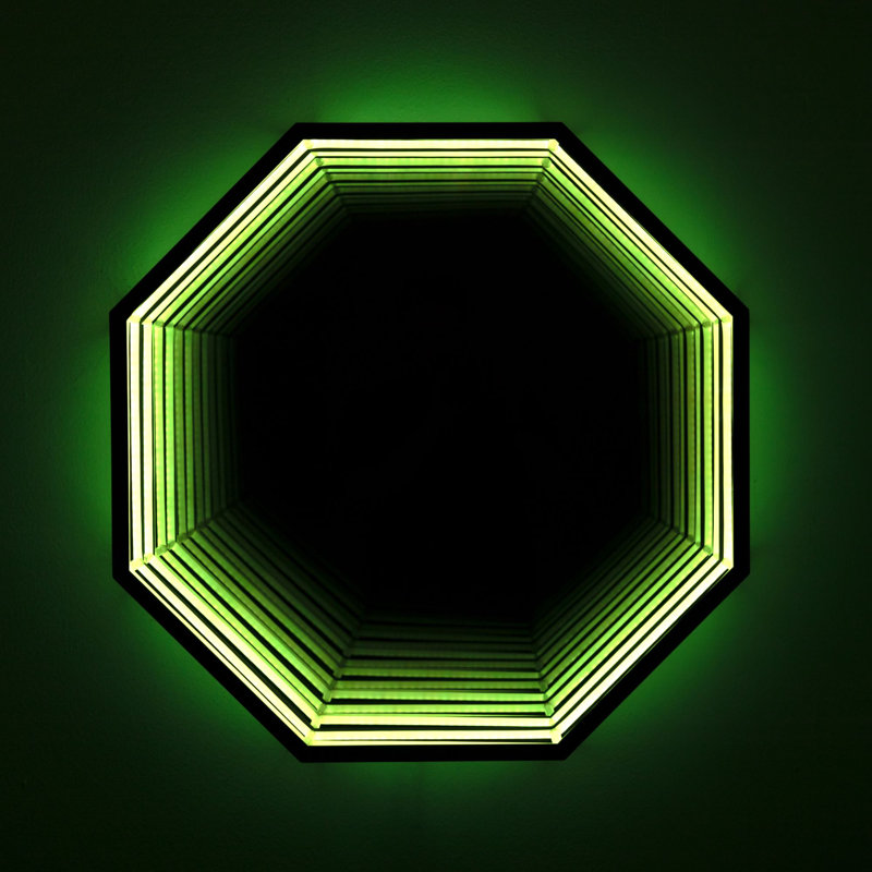 Large RGB Octagon Infinity Mirror Light