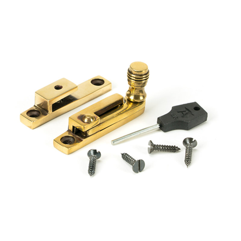 Quadrant Fastener, Aged Brass