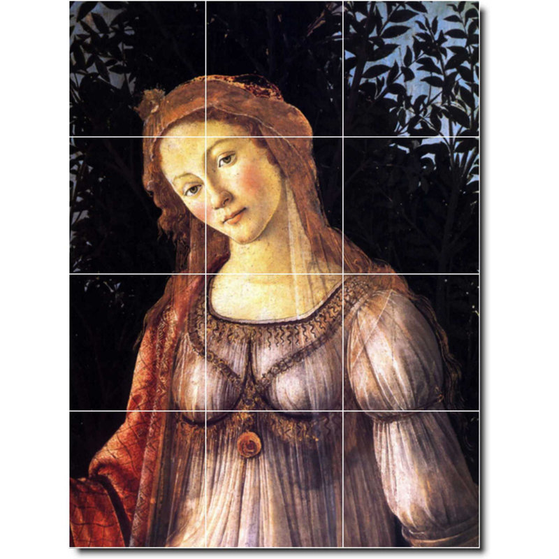 Carreau de peinture murale 24 po x 32 po 8 po x 8 po, Femme 693
