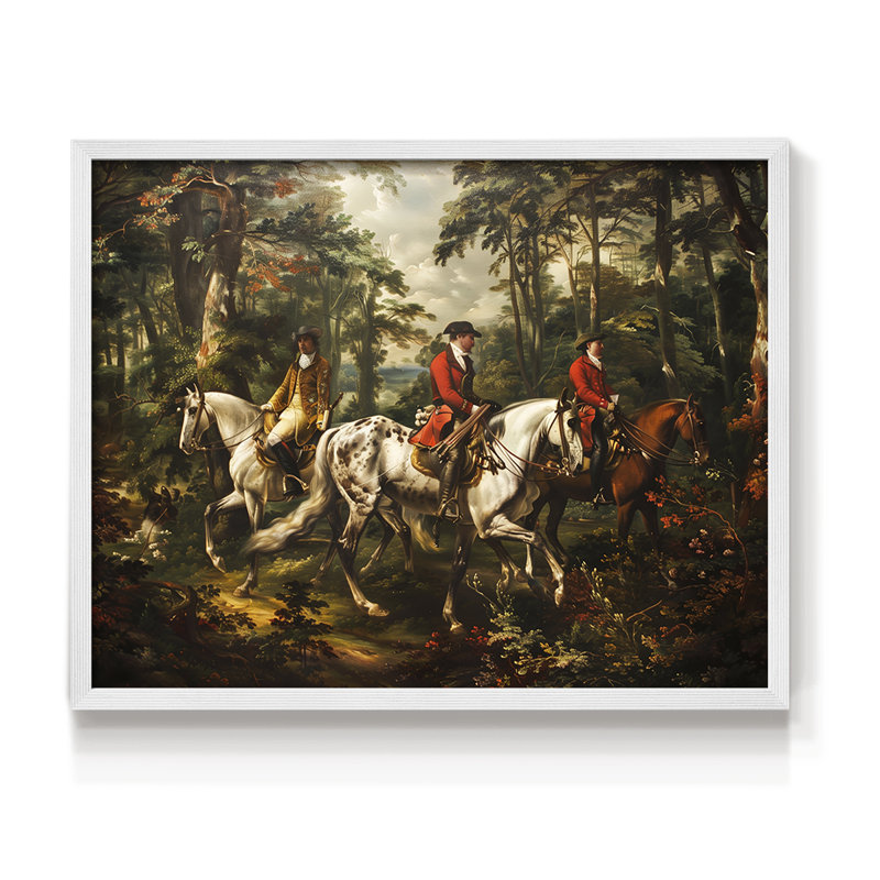 Faune - LX III - Reproduction encadrée - Restickable, H 8 po x l 10 po, Blanc