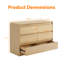 Commode 6 tiroirs moderne avec comptoir spacieux