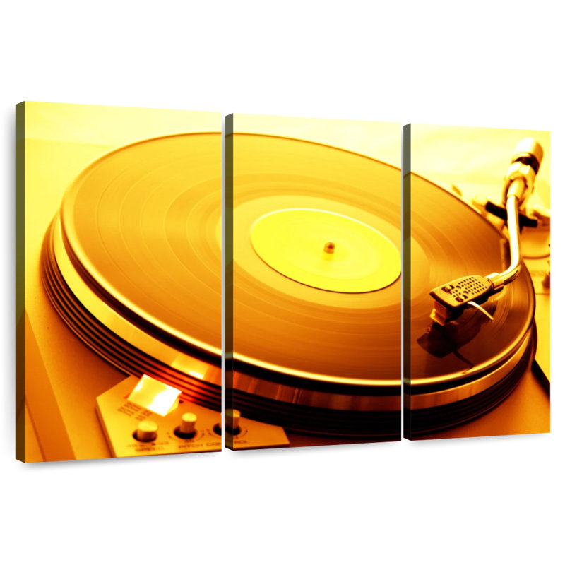 Lecteur de disque vinyle Abarca, H 42 po x l 65 po