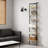 6-Tier Ladder Shelf, Wall Mounted Bookshelf With Metal Frame And Wood Shelves, Tall Open Storage Rack For Home Office Bedroom Living Room-136822442-136822440