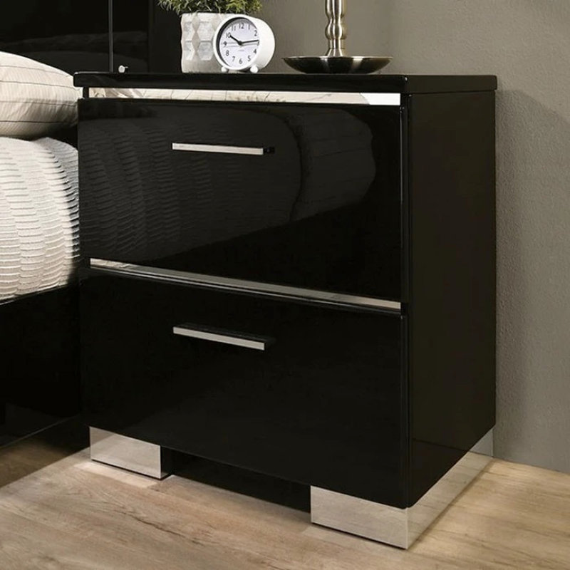 Table de chevet Contemporary, Noir