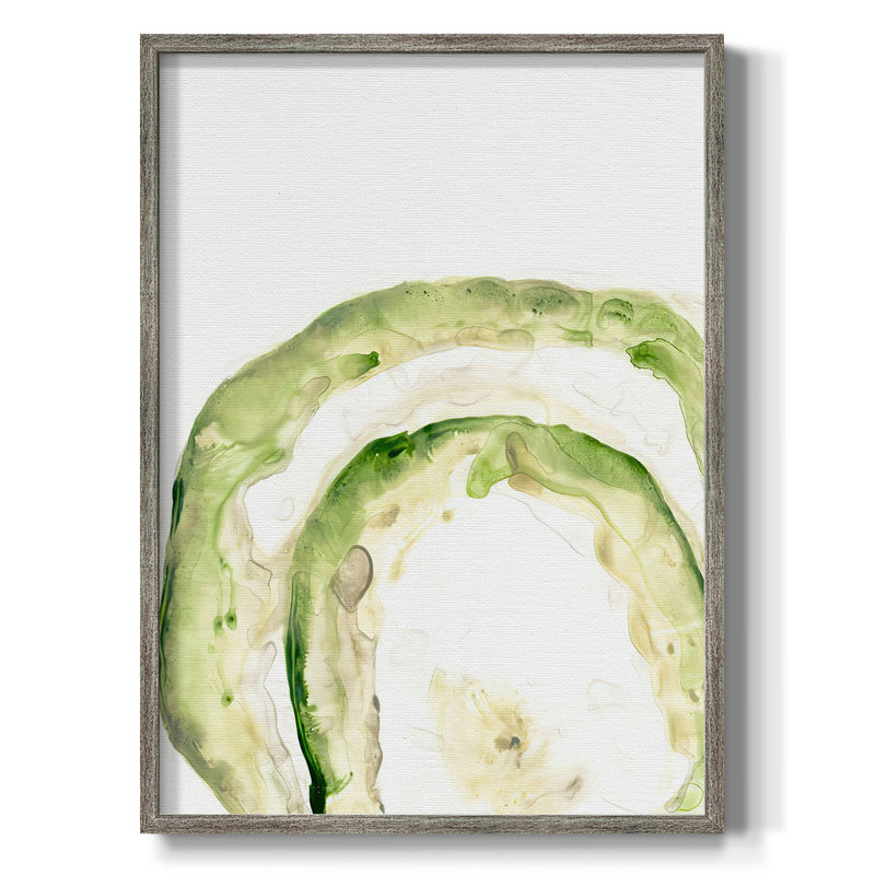 Lichen Halo IV Framed Print - Solid Wood, 11" H x 9" W