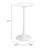 Auray Bar Height 23.8" Pedestal Dining Table-478205938-535402665