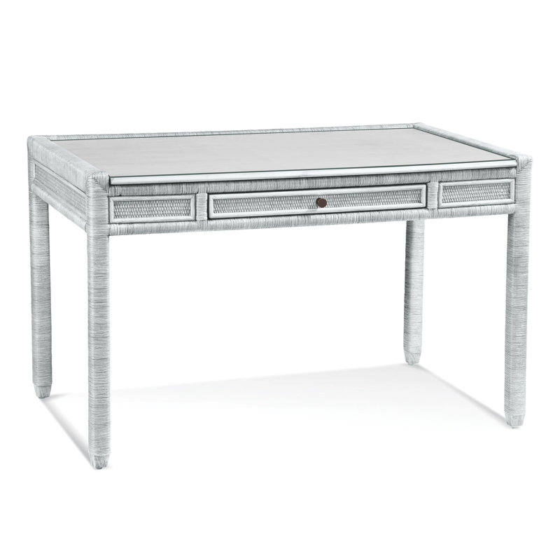 Electra Writing Desk, Frost White, Yes