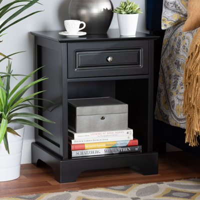 47.5cm W Manufactured Wood Bedside Table