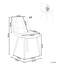 Melrose 47cm H Upholstered Upholstered Back Side Chair-124083609