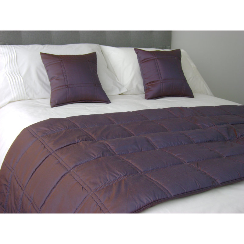 Poulan Bed Runner, Aubergine