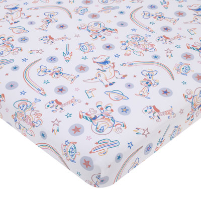Drap-housse pour lit de bébé standard Nojo Disney Baby Basics