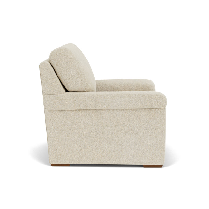 Chair And A Half, Light Beige Polypropylene/Olefin