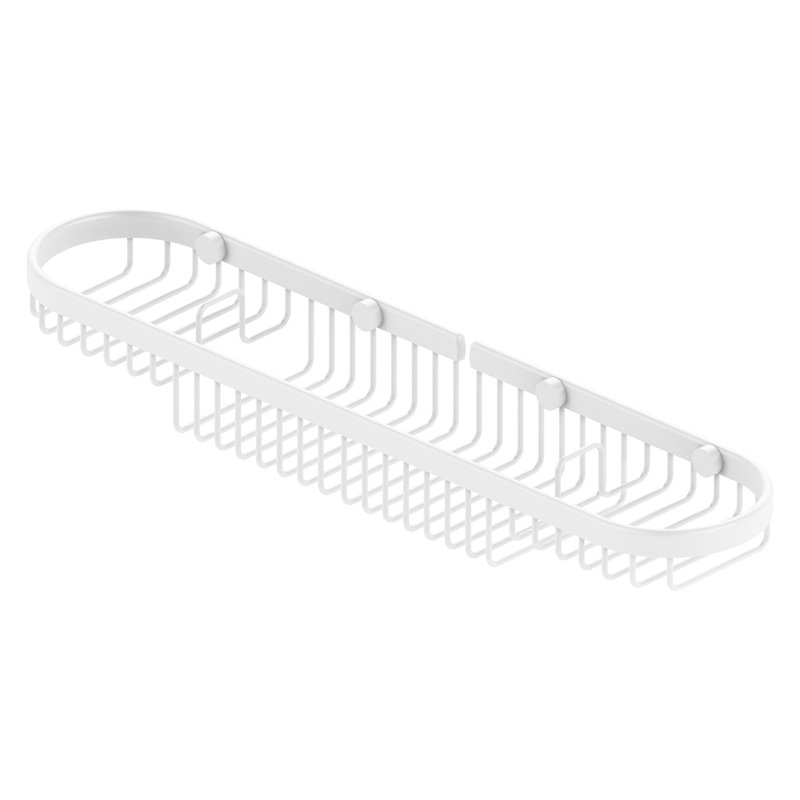 Serviteur de douche, Blanc mat