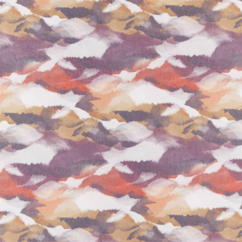 Minako Fabric, Paprika/Plum