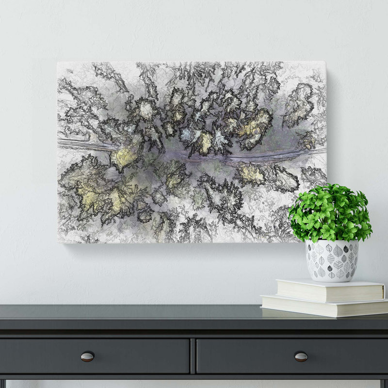 Yellow Forest In Austria In Abstract - Wrapped Canvas Print, 35cm H x 50cm W x 3cm D