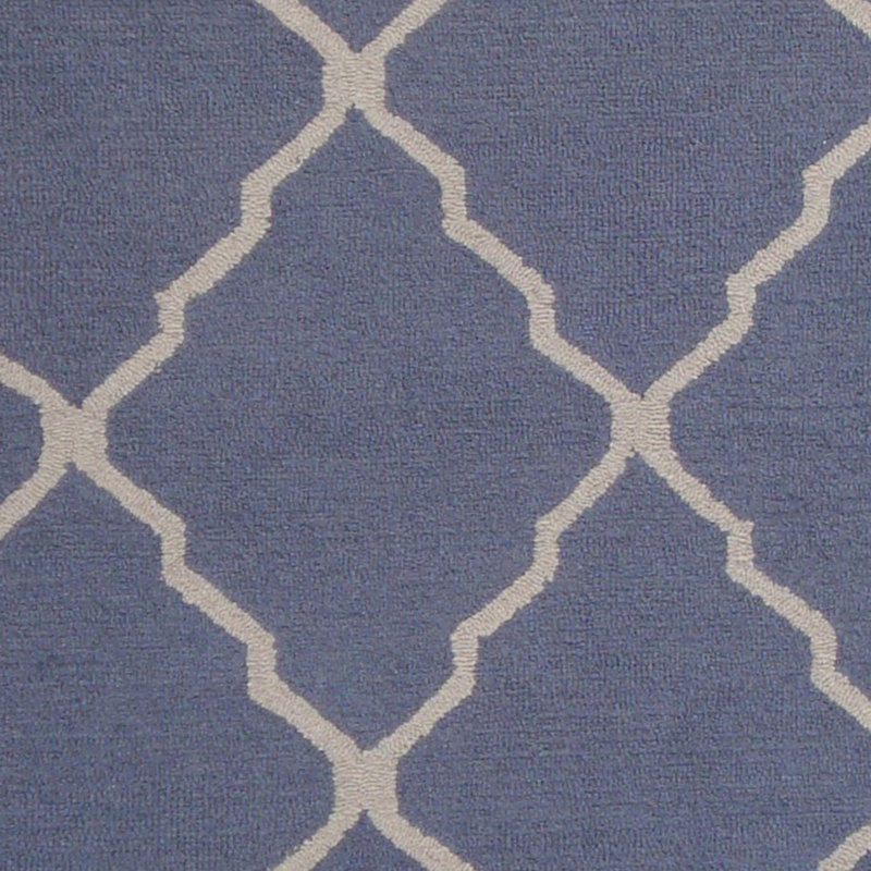Wool Geometric Indoor Rug, Rectangle 5' x 7'