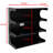 Multifunctional 4-Tier Black Book Shelf & Coffee Table-633173864