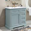 36" Bathroom Vanity Set with Ceramic Undermount Sink – Soft-Close Storage – 8" Faucet Compatible?-1925593184