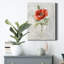 Lin coquelicot par Carol Robinson - impression sur toile tendue-1894377442