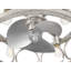 Ventilateur de plafond 22 po avec luminaire et télécommande portative Hunter Haven Fandelier-119236133-119236135