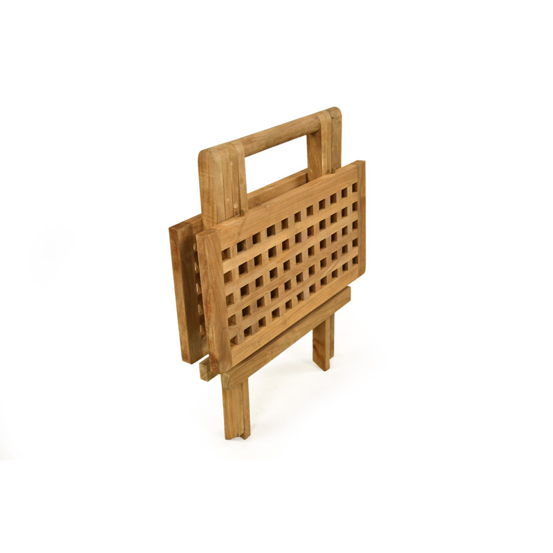 Liliana Square Teak Folding Outdoor Coffee Table , 50cm cm W 50cm cm D