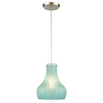 Mini-luminaire suspendu 1 lumière Coastal Scallop