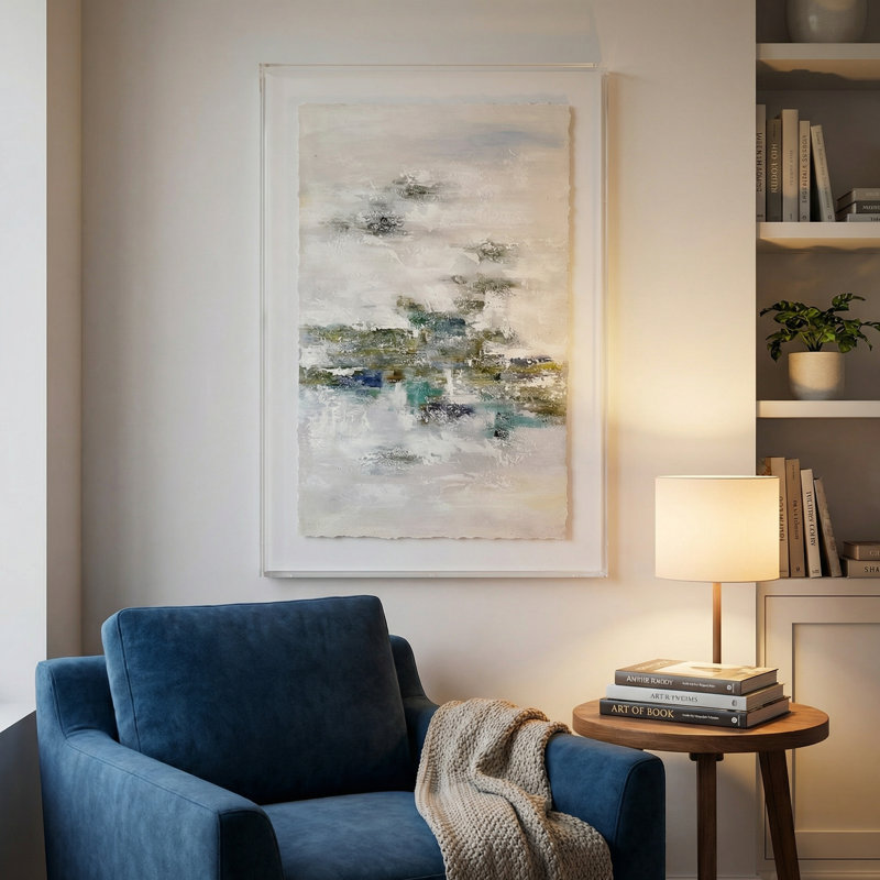 Adair 3, peinture abstraite encadrée contemporaine