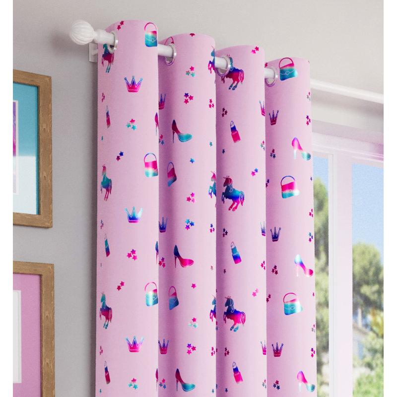 Ailey Room Darkening Curtain Pair, 117cm Width x 183cm Drop