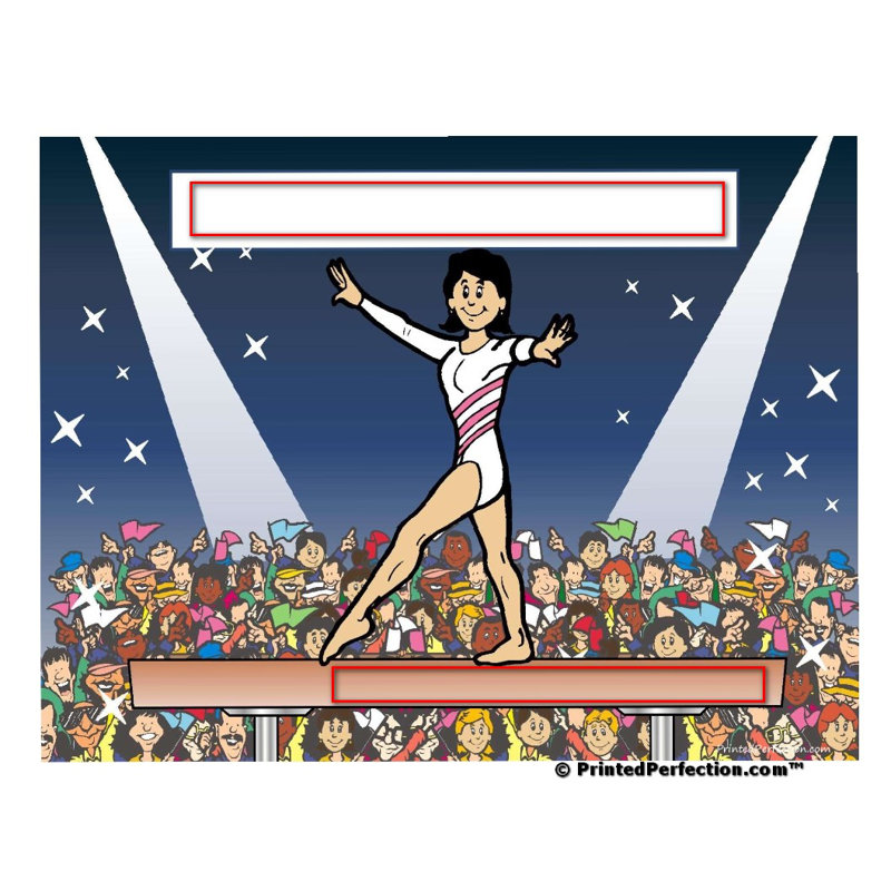 Gymnastique personnalisée - Porte-clés féminin