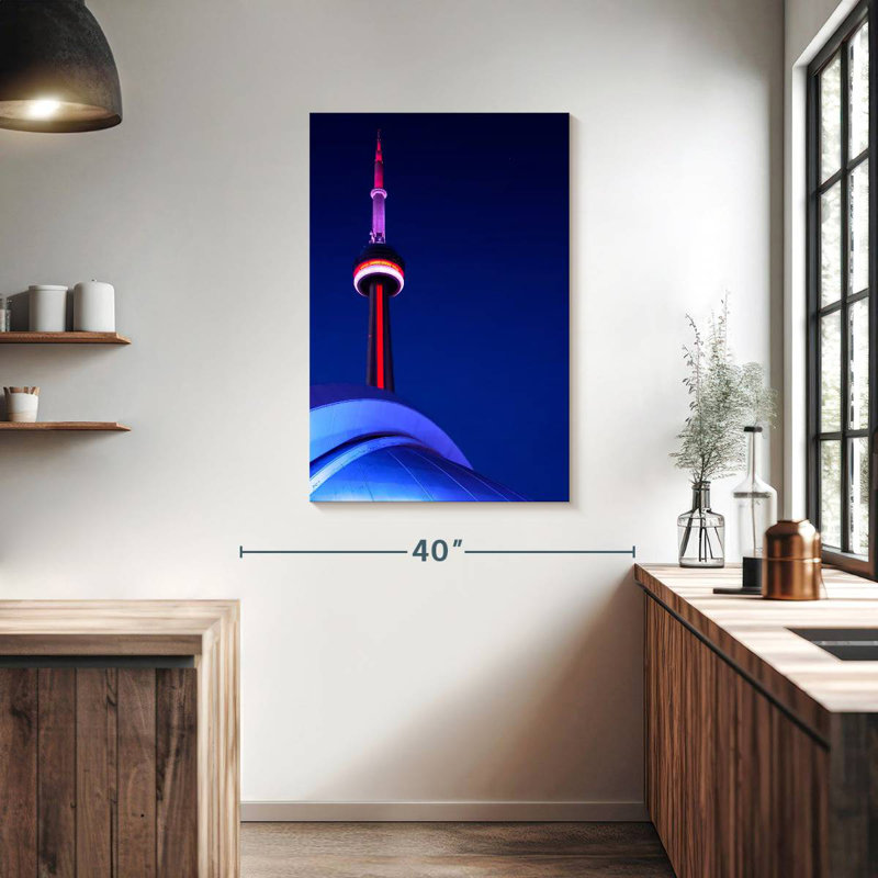 Aime CN Tower Spire Lights, 39" H x 26" W
