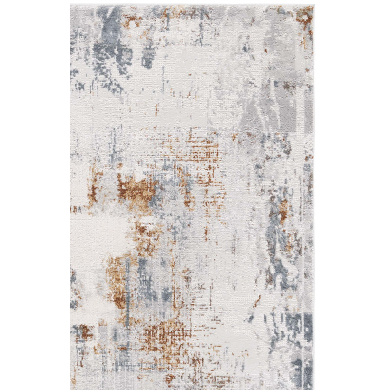 Mersiha Performance Abstract Rug, Runner 2' x 7'
