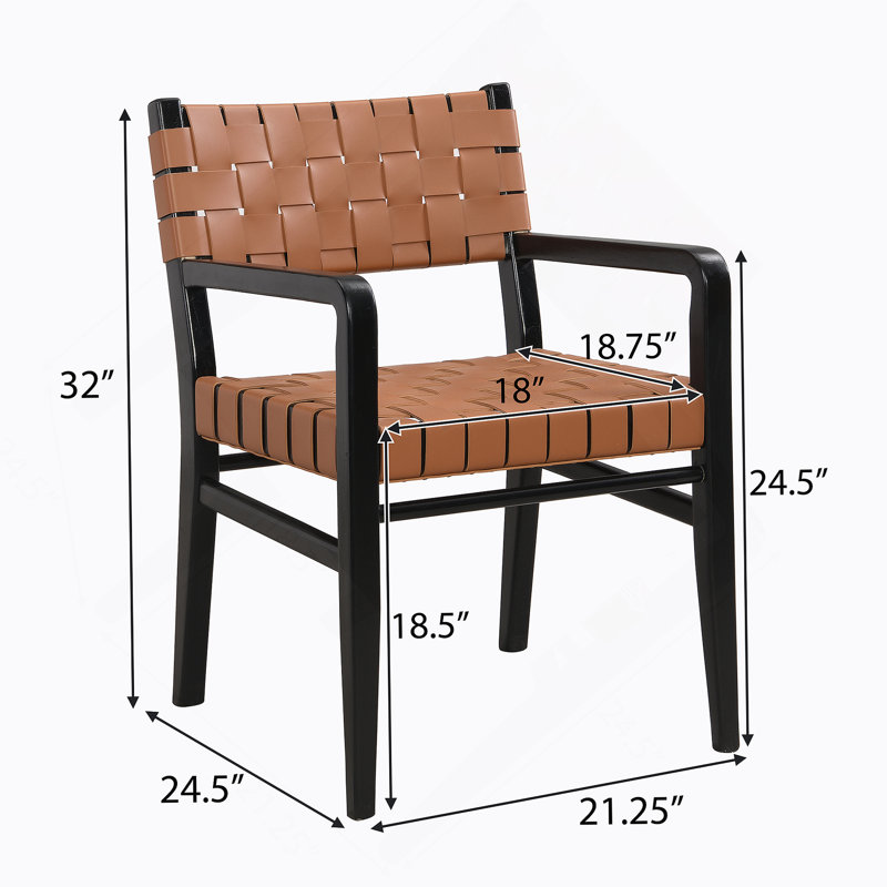 Chaise de salle à manger (ensemble de 2), Noir
