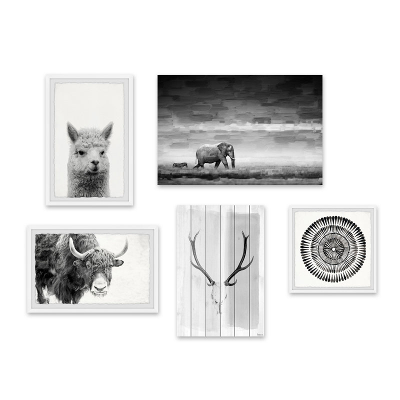 «Boho Souls» Pentaptych de Sarahbella