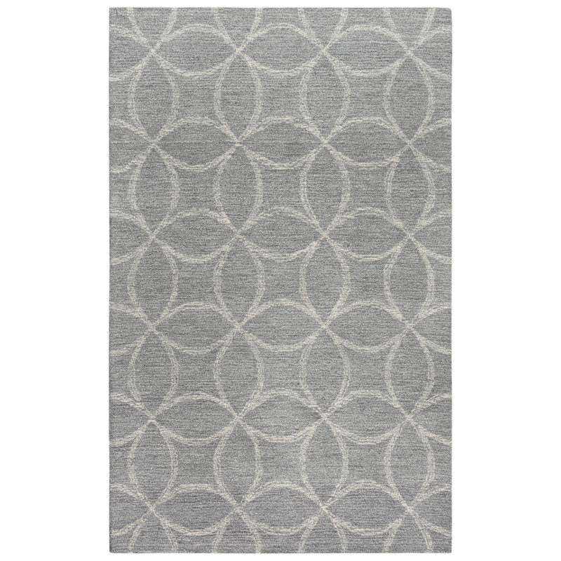 Gridine Wool Geometric Indoor Rug, Rectangle 8'9" x 11'9"